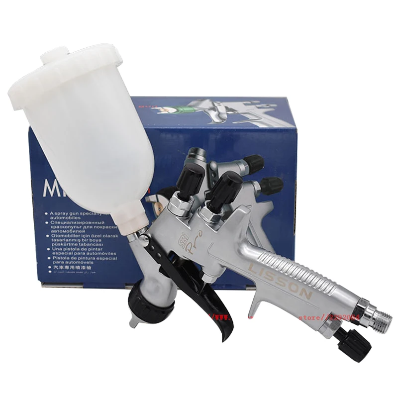 

MINI88 Spray Gun SRi Pro 1.2mm Gravity Feed HVLP Paint Sprayer with 250ml cup Paint Gun Water Based Air Spray Gun Airbrush