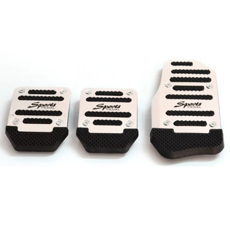 

Универсальная Нескользящая алюминиевая накладка на педаль акселератора, 3 цвета, 1 комплект