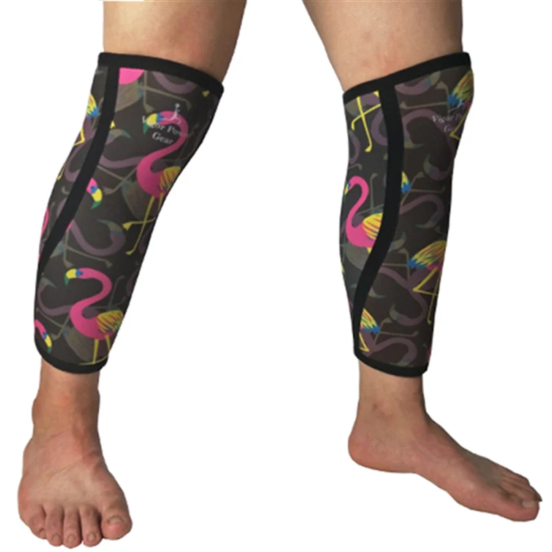 Thick Neoprene Shin Guard Sleeve, Fitness Squats, Powerlifting Compression, Calf Sleeves, Body Building, Sports Safety, 5mm