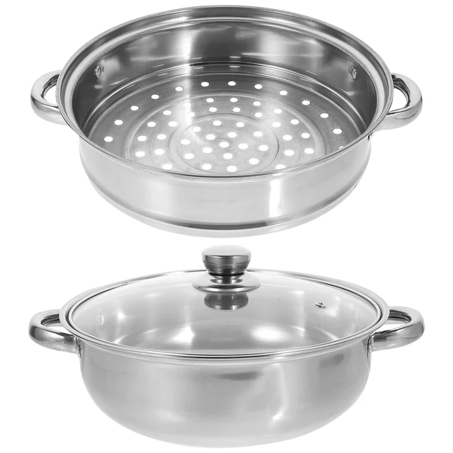 Layer Tiers Stainless Steel Food Steamer Pot: A Multipurpose Cookware for Inductive Cooking