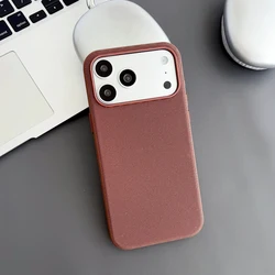 Enhanced Magnetic Wireless Charging TechWoven Phone Case with Camera AI Button - iPhone 16 (Brown)
