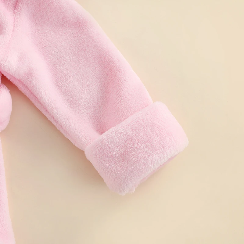 Toddler Baby Flannel Bathrobe Solid /Leopard Print Pocket Robe with Belt for Girls Boys Infant Towels Children Robe With Belt