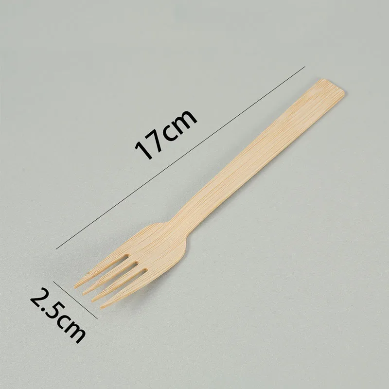 Premium Eco-Friendly Bamboo Cutlery Set - Smooth, High-End Disposable Utensils for Parties, Camping, and Weddings