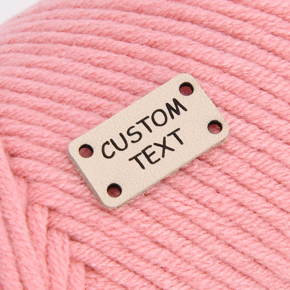 Personalized Leather Labels, Text/, Laser Engraved Labels-Made From Real Leather, Leather Tags, D507 clothing labels