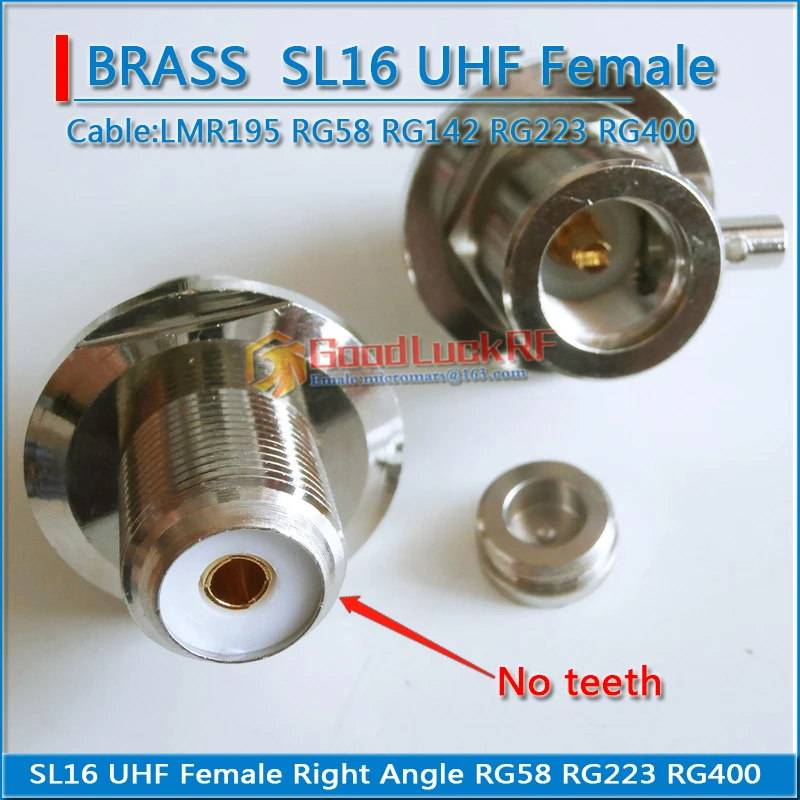 QMseller 6 Stück UHF Koaxial-Adapter PL259 Auf SO239 | 90° Rechtwinkliger Stecker Für CB Funk & WLAN Geräte