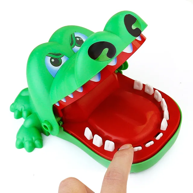 Hand-biting Crocodile Scary Toy Trick Decompression Alligator Game Children's Cool Stuff Dinosaur Bite Finger Toy Children Gift 5