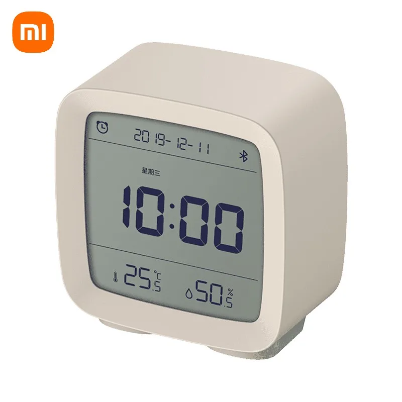 

Xiaomi Qingping Cleargrass Bluetooth Alarm Clock smart Control Temperature Humidity Display LCD Screen Adjustable Nightlight