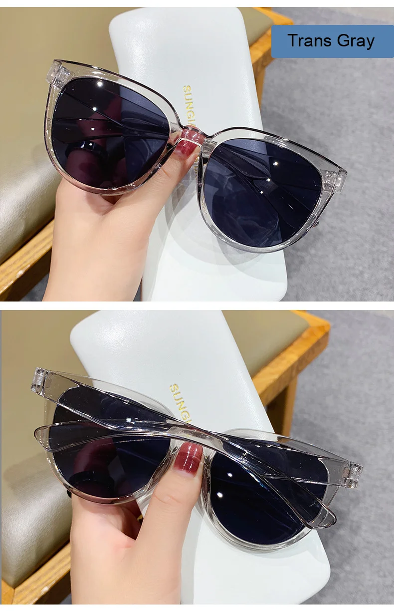 2022 Moda Cat Eye Sungl Donne Progettista di marca Vintage Sun Gl Femminile Lady Retro Shades Oculos De Sol UV400_voghion.com