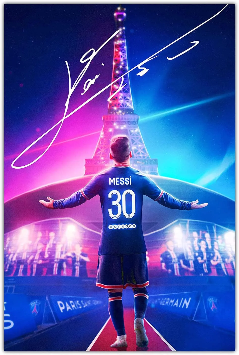 

Football Art Metal Wall Sign