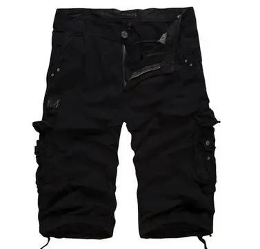 thumbnail image 1 of Pantalones capri de talla grande para hombre, pantalones capri de verano para hombre, pantalones cortos casuales, 1 of 5