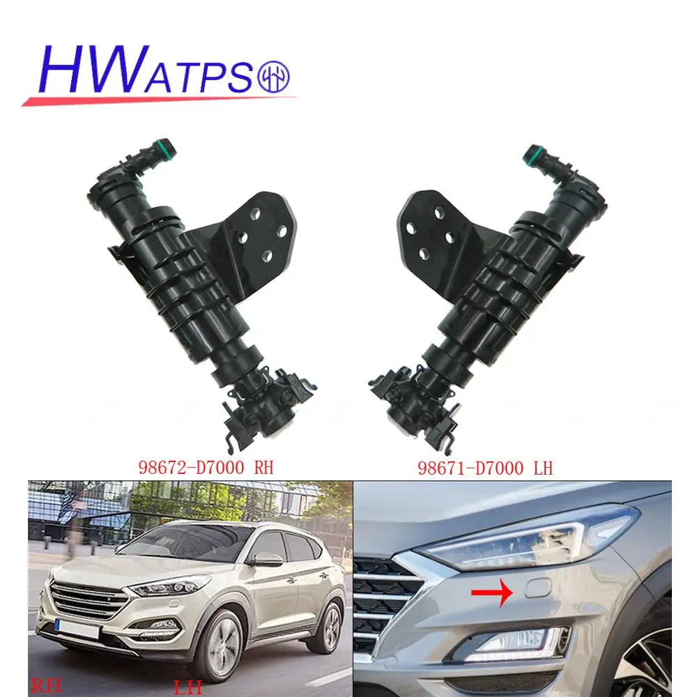 

Front Headlight Lamp Washer Spray Nozzle Cylinder Jet 98671-D7000 98672-D7000 For Hyundai Tucson 2015-2020 98671D7000 98672D7000