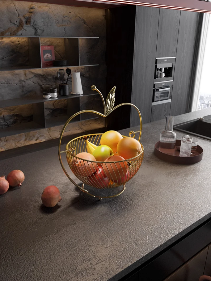 

Light Luxury Exquisite Fruit Basket Home Living Room Table Decoration Creative Modern Minimalist Fruit Plate Storage Basket
