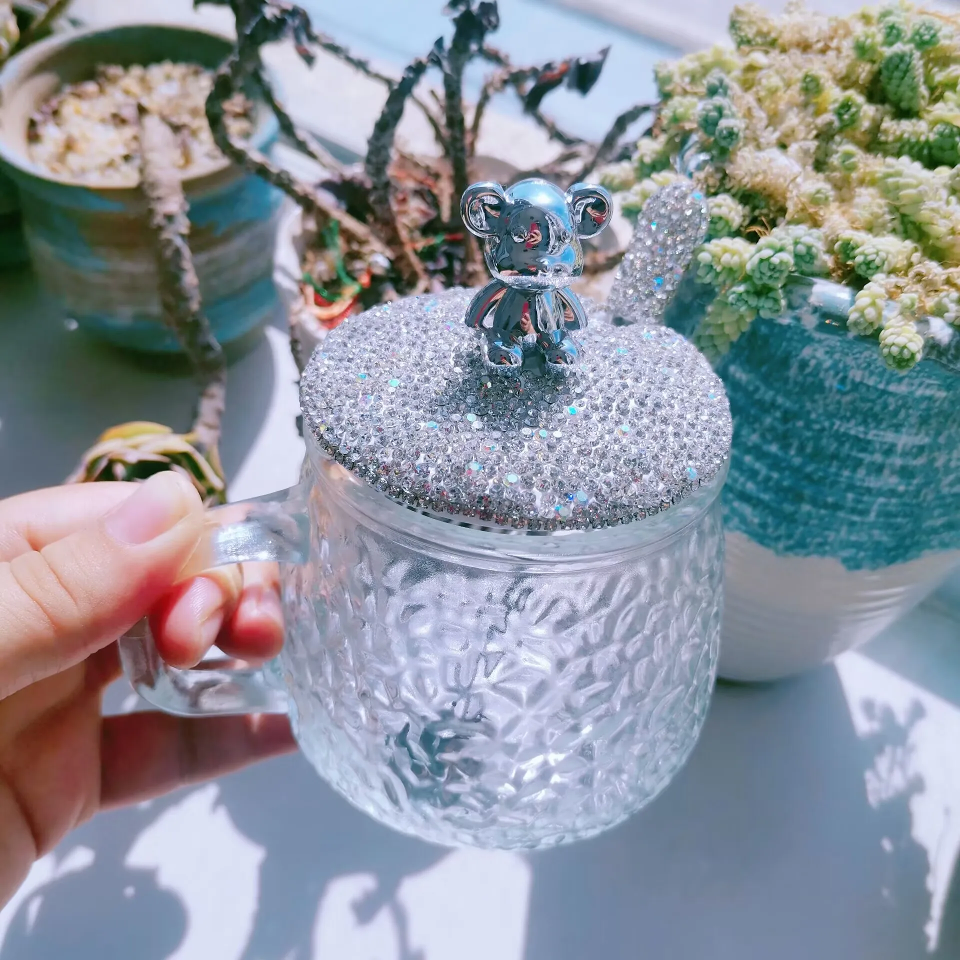 

Ручная работа, стразы Tumbler, долговечная зеркальная кофеварка для сока, роскошный бриллиантовый коктейль, пиво, вино, подарок