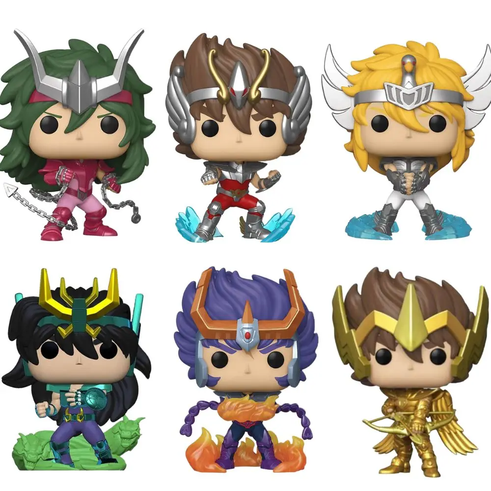 Funko Pop Saintseiya Knights of the Zodiac Seiya 806 Dragon Shiryu 807  Gygnus Hyoga 808 Shun 809 Phoenix Ikki 810 Vinyl Figures - AliExpress