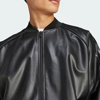 Adidas officiel véritable trois rayures hommes Faux cuir Sport chaud veste ample JC8220 4