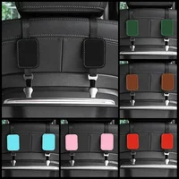 2Pcs/Set Multi-purpose Hanger For Travel Kitchen Car Mounted Metal Suede Hidden Seat Back Hooks 2