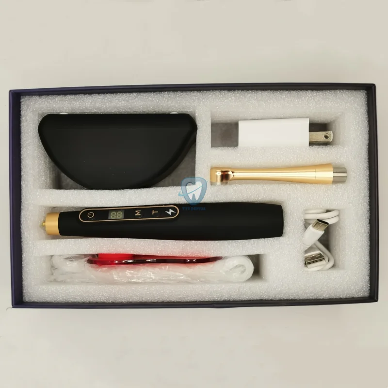 Dental Photopolymerizer Drahtlose LED 1S Aushärtung 6 Modelle Verfallene Zahnhärtungslampe mit Karieserkennung für Klinikausrüstung – Detail 11