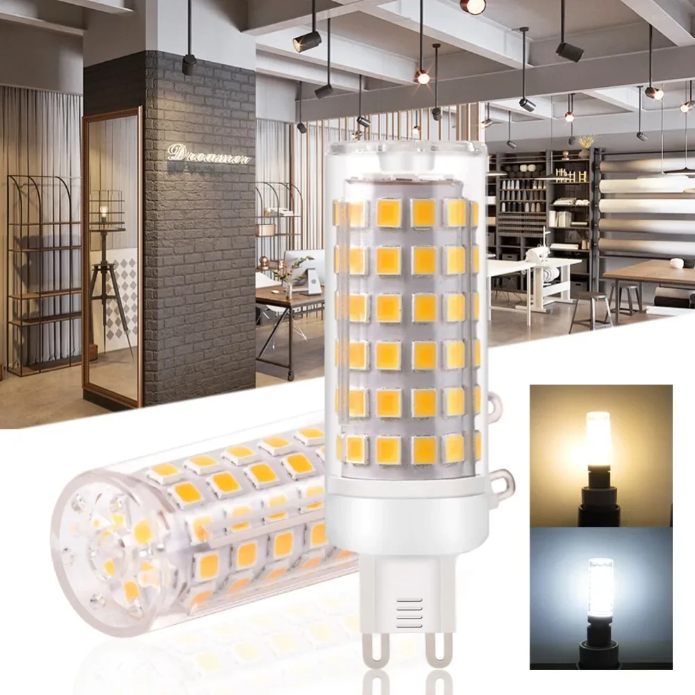 Description Picture 4 of itemG9 E11 E12 E14 E17 BA15D LED Bulb Lamp 220V-240V Mini Corn Bulb Light 2835SMD 360 Beam Angle Replace Halogen Chandelier Lights