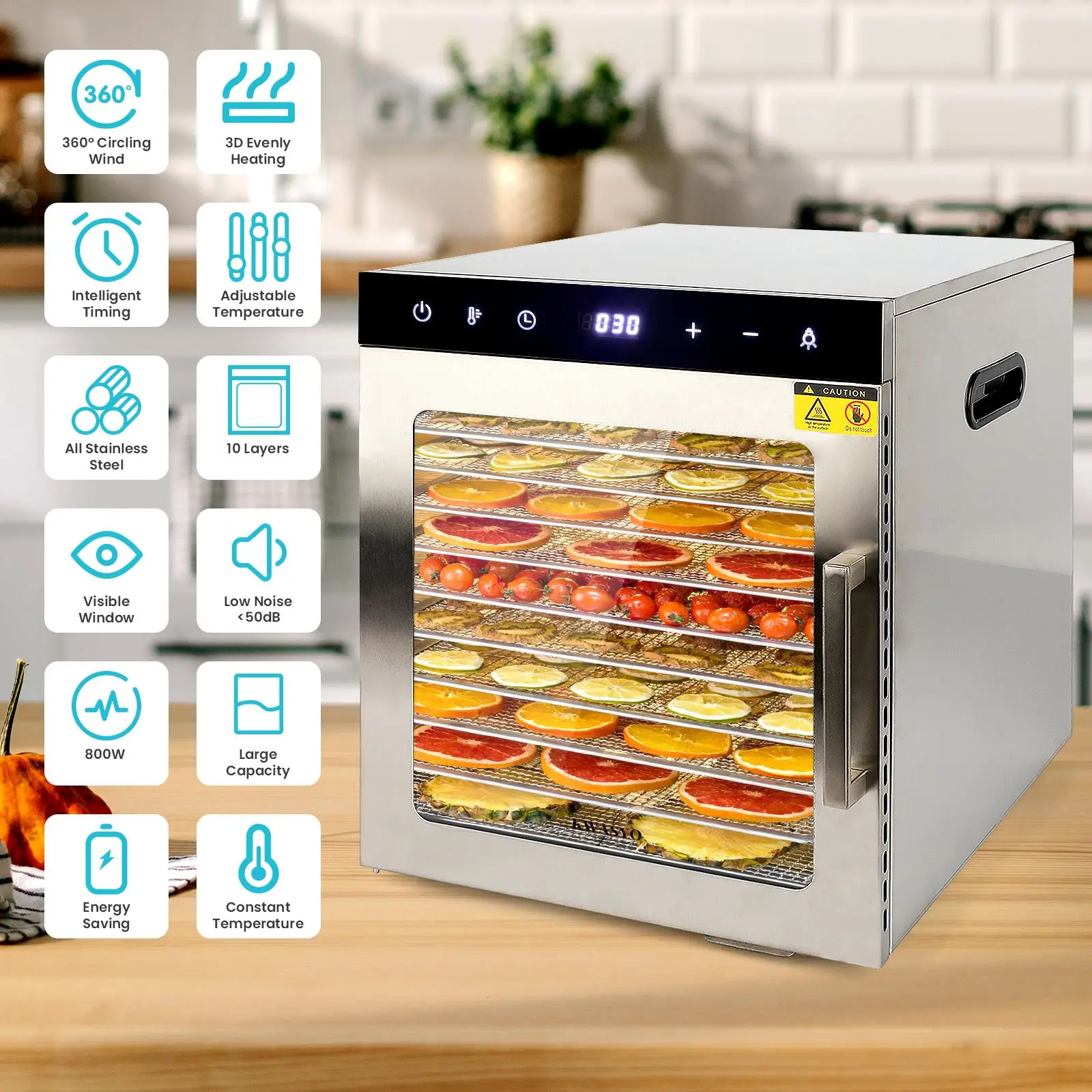 10 Layers Fruit dryer electric meat grinder drying for vegetables food dehydrator drying for vegetables and fruit drying machine 220v 16 layer food dehydrator fruit vegetabesl snacks herbs gain meat food dryer dry fruit machine машина для сухофрукто dryer