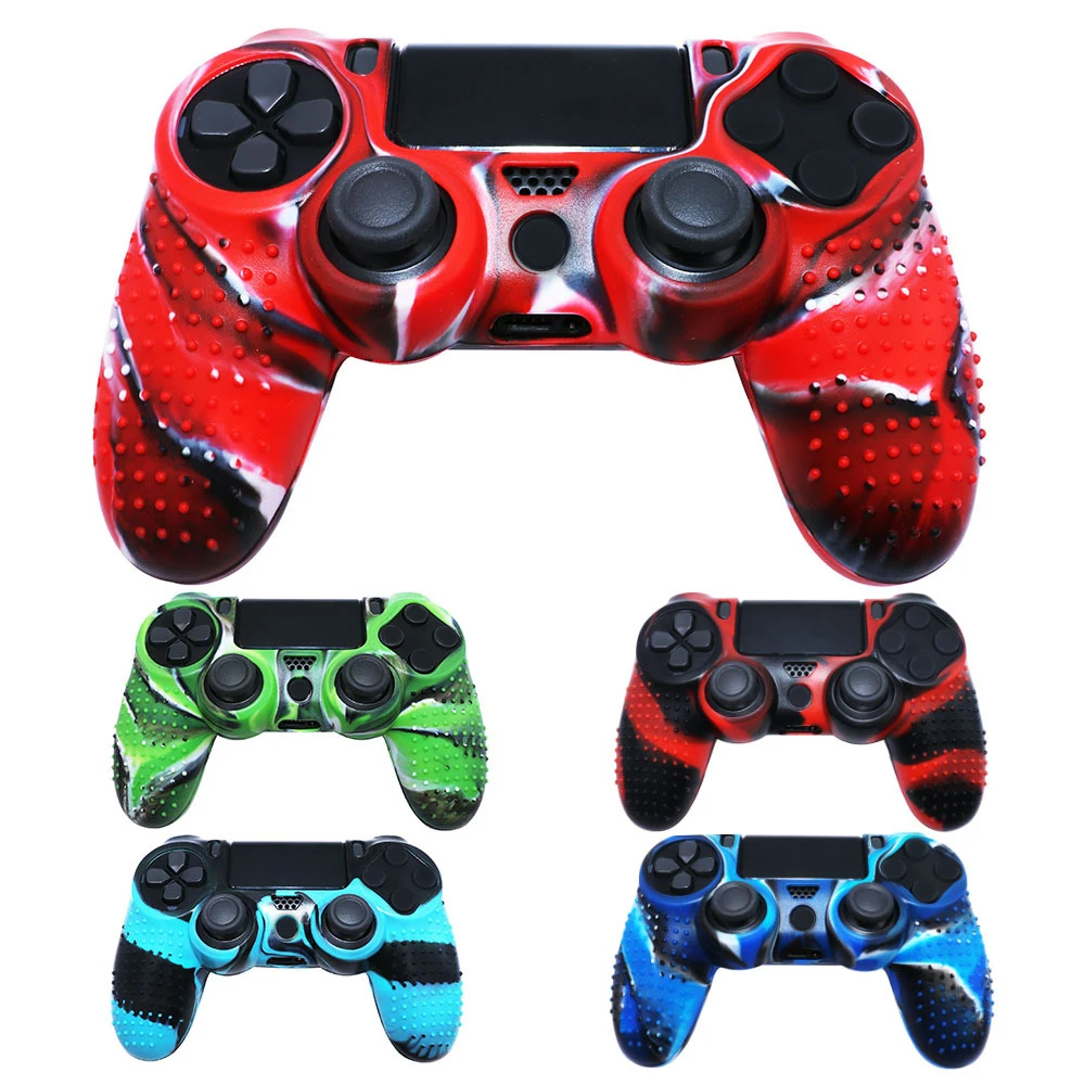 

Camouflage Ps4 Controller Silicone case with raised points for Ps4 Controller Pro ultra-thin silicone non-slip sleeve