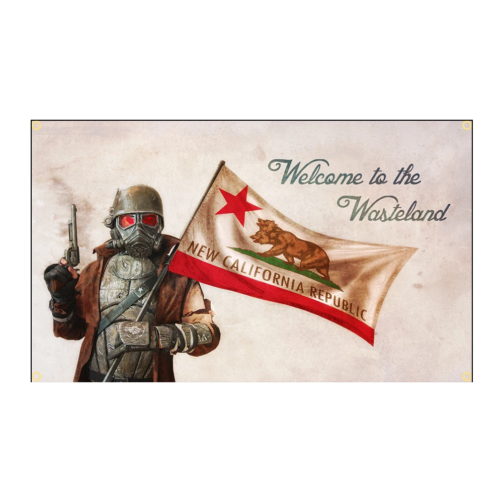 Новый Флаг Калифорнийской Республики 90x150 см