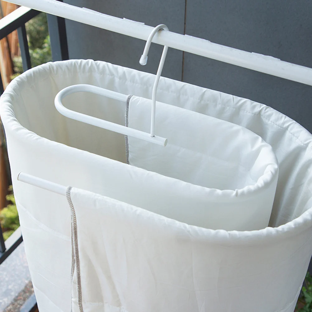 

Spiral Drying Rack Clothes Hanger Space Saving Hangers Quilt Artifact Rotatable Iron
