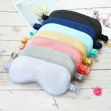 

Silk Sleep Mask Portable Travel Eyepatch Nap Eye Patch Rest Blindfold Eyes Cover Sleeping Mask Night Eyeshade for Men And Women