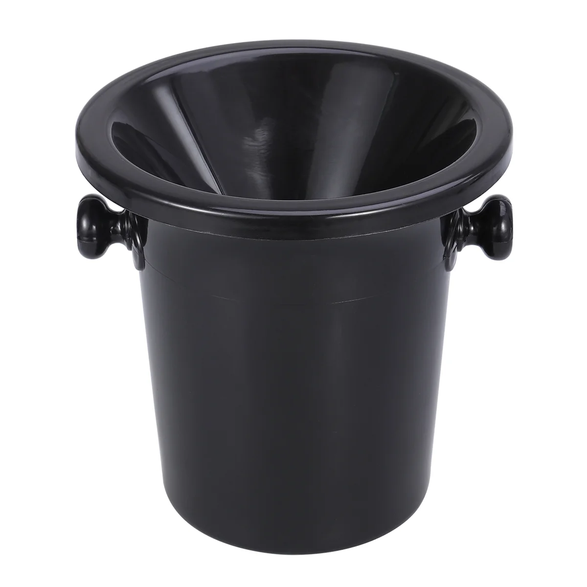 

Wine Tasting Spittoon Black Wine Spittoon Wine Dump Bucket Plastic Round Double Ears Ice Bucket Wine Tasting Accessories
