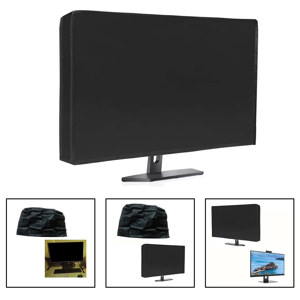 Washable Monitor Protection Sturdy 210D Oxford Material Keep Display Clean Functional Over Time