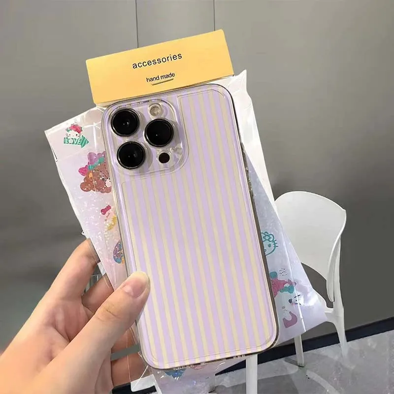 Minimalist Colorful Vertical Stripes Phone Case Cover