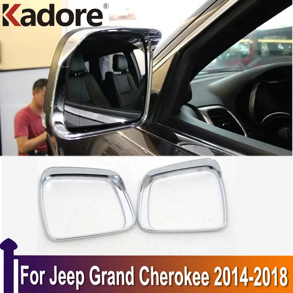 For Jeep Grand Cherokee 2014 2015 2016 2017 2018 Chrome Side Door