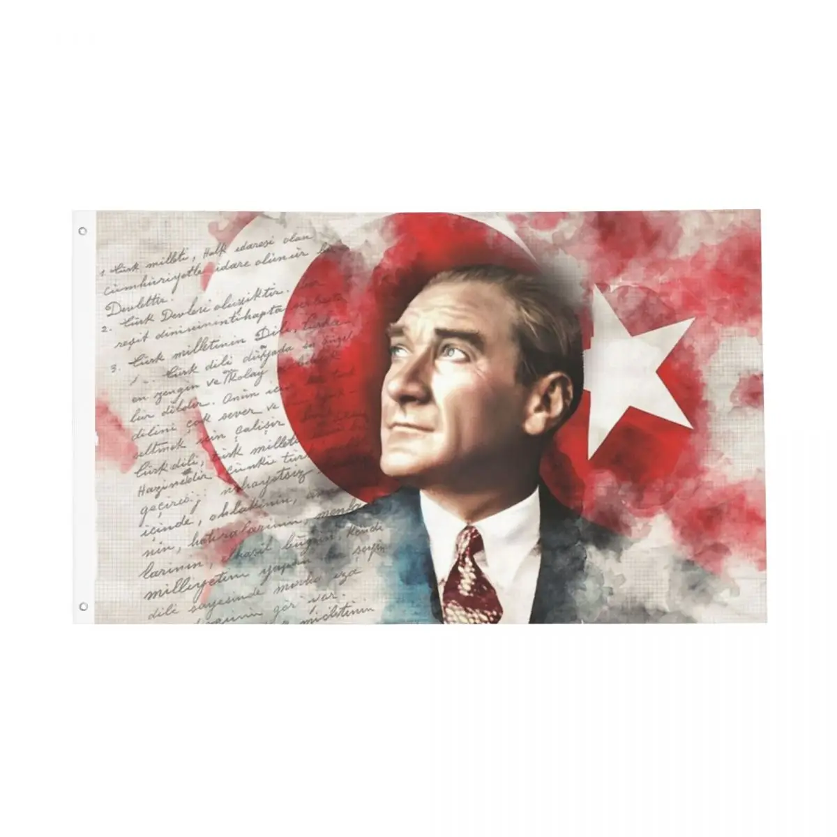 

Турецкий флаг Ataturk, флагами, двусторонними флагами 2x3 3 3x5 4x6 5x8 футов