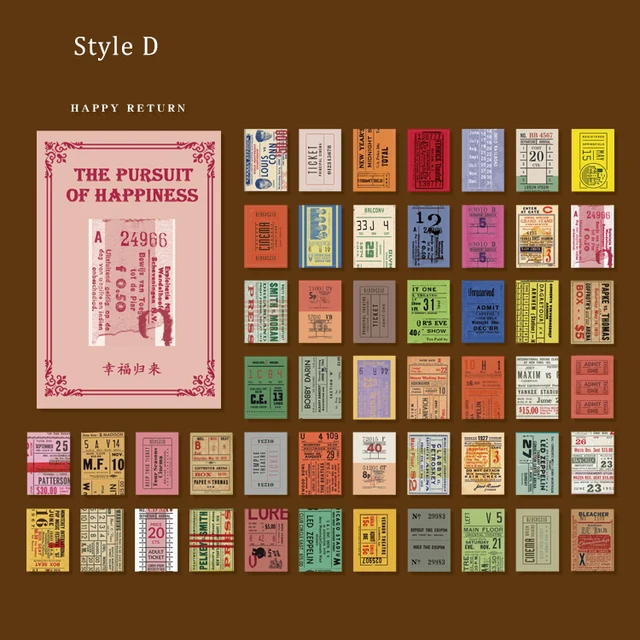 Mr.paper 12 Design Memo Pad Loose Leaf Retro Style Medieval Box Writing Label Office Accessory Stationery School Supplie D