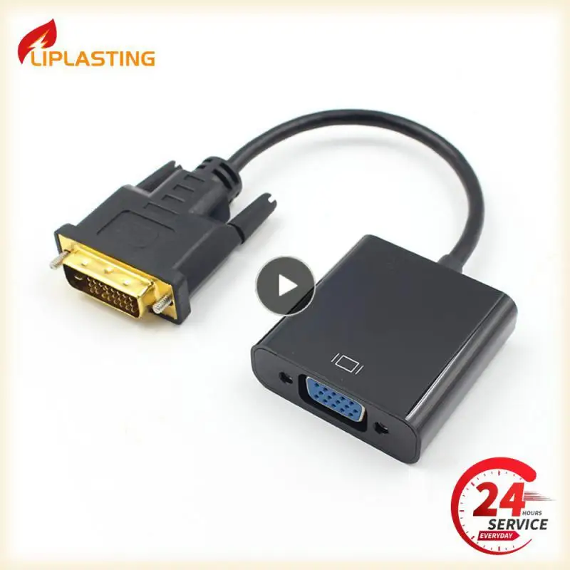 PC 컴퓨터 모니터용 케이블 컨버터, DVI 수-VGA 암 어댑터, 풀 1080P..