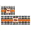 Luxury PVC Washable Kitchen Mat Chic Horse Printed Floor Entrance Doormat Carpet for Bedroom Bath Rug Bathroom Mats Set Rugs 2