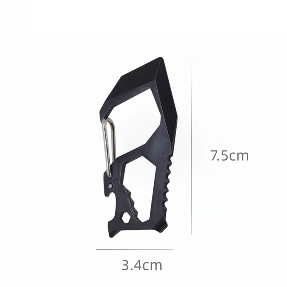 

Durable High Quality Bottle Opener Keychain Clip Multifunctional Key Chain Pendant Outdoor Portable Aluminum Alloy