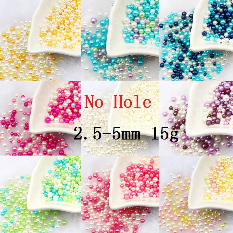 Imitation Pearl Beads Mixed Water Droplets Shape Imitation Pearls Straight Hole Beads for Jewelry Making DIY Bracelet