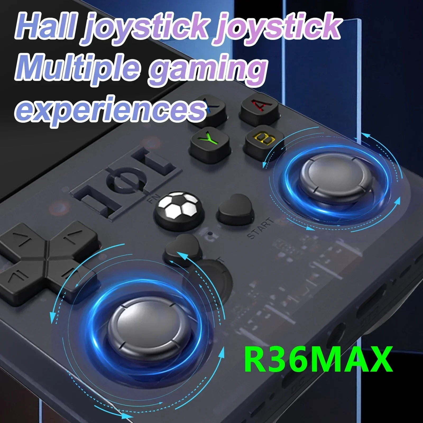 R36MAX Game Console 64GB 128GB 18000+GAMES Linux System 4.0inch K36 vs R36S 3.5inch Pocket Video Player No Download Required 5