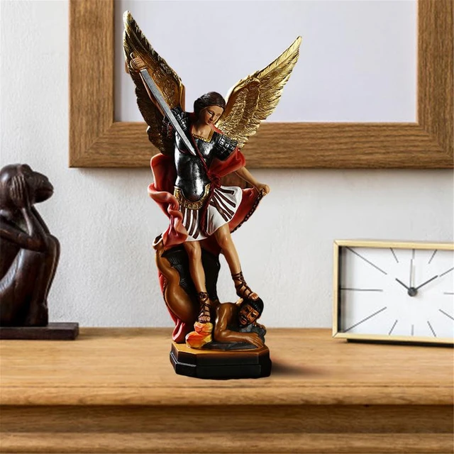 Statue De Combat Des Anges Et Des Démons, Figurine De Jardin En Résine,  Ornement, Cadeaux Catholique, Nouvelle Collection - Figurines Et Miniatures  - AliExpress