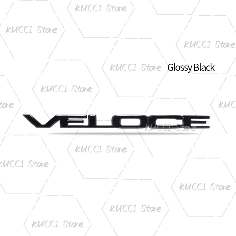 3D Car Sticker VELOCE TI Logo Metal Emblem Badge Decal
