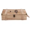 Vintage Wood 2 Red Wine Bottle Box Carrier Crate Case Storage Carrying Display Holder Birthday Party Christmas Gift 3