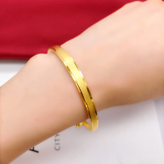 18K Gold Thin Faceted Bangle Bracelet | IPPOLITA