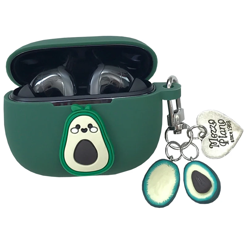 Fundas For Sony Wf1000Xm4 Case Cute Avocado Cartoon Silicon Protect Cover For Sony Wf 1000Xm4 Bluetooth Wireless Earphone Case