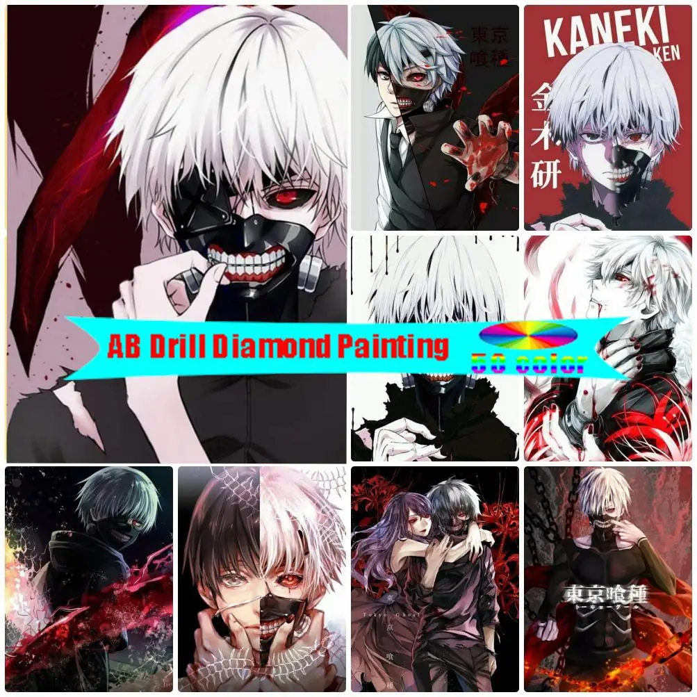 Ken Kaneki Anime Paint By Numbers - Numeral Paint Kit