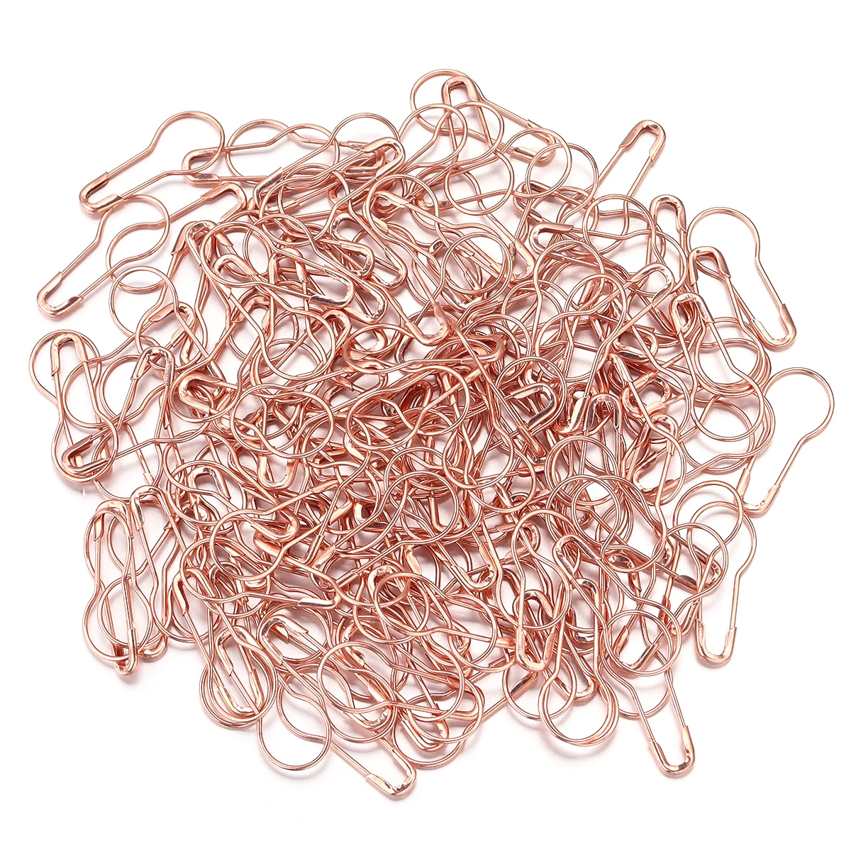 200 stücke Metall Sicherheitsnadeln Bunte Kürbis Glühbirne Form Pins Für Locking Stricken Stich Marker Kleidung Nähen Pins Clips Liefert – Detail 24