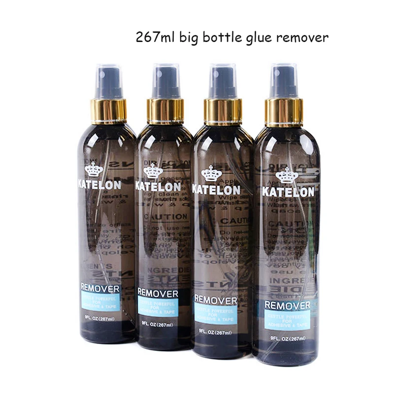 267ml Hair Remover For Wig Adhesive Big Bottle Liquid Remover For Tape & Glue Powerful Hair Extensions Glue hair extension glue keratin glue