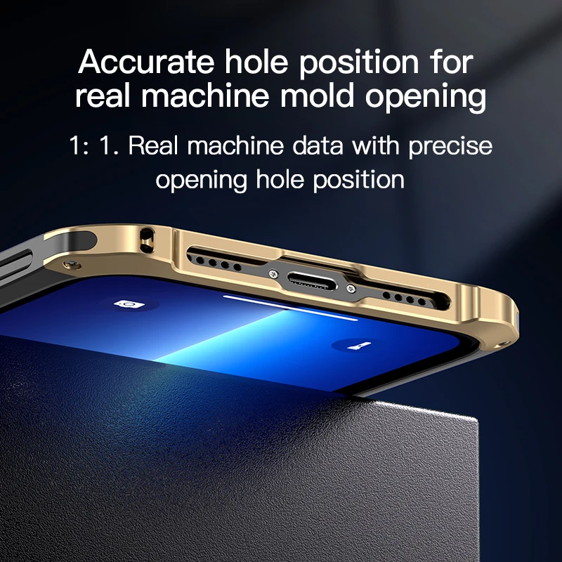 Premium PC+Alloy Metal Phone Case: Sleek and Durable Protection