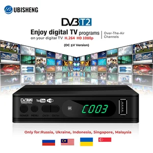 Hotselling DVB-T2 Tdt Digital TV Decodificador Set Top Box for