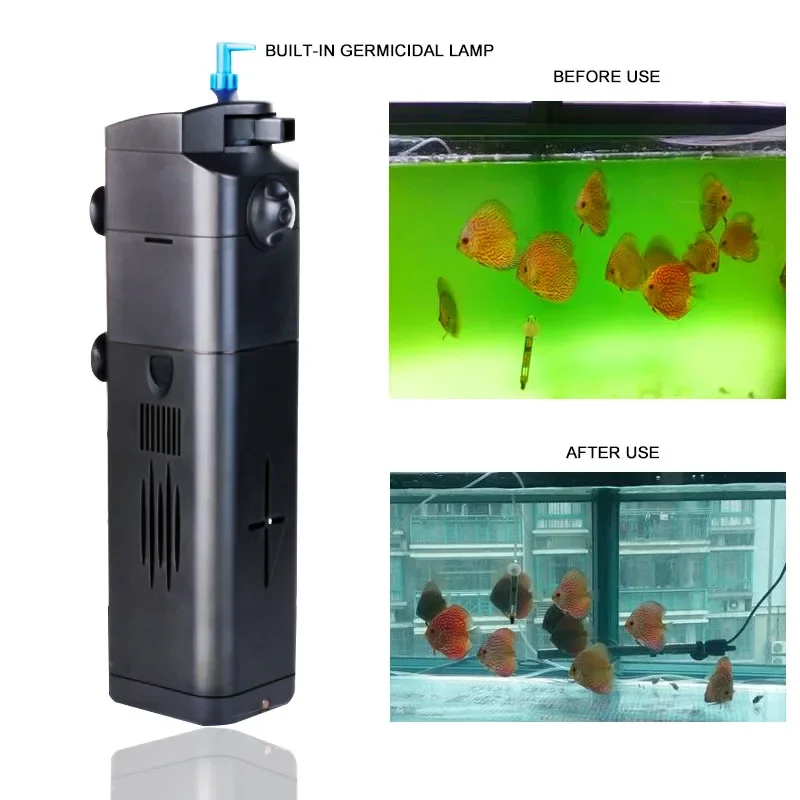 UVFilterAirPump15W17W21WFishTankOxygenPumpForAquarium