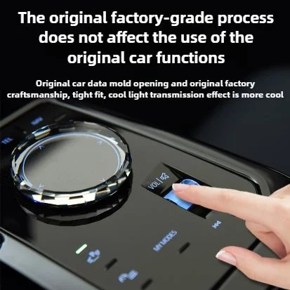 Car Crystal Gear Shift Paddles For BMW 5 Series i5/i7/X3/iX3 G60 G68 Engine Sta
